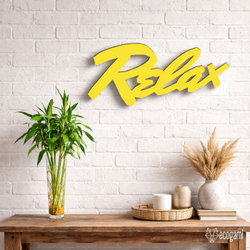 Relax paper sign Relax paper sign